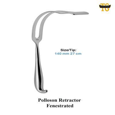 Polloson Retractor, surgical instruments, TGI's own catalog photograph