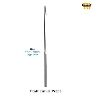 Pratt Fistula Probe, surgical instruments, TGI's own catalog photograph