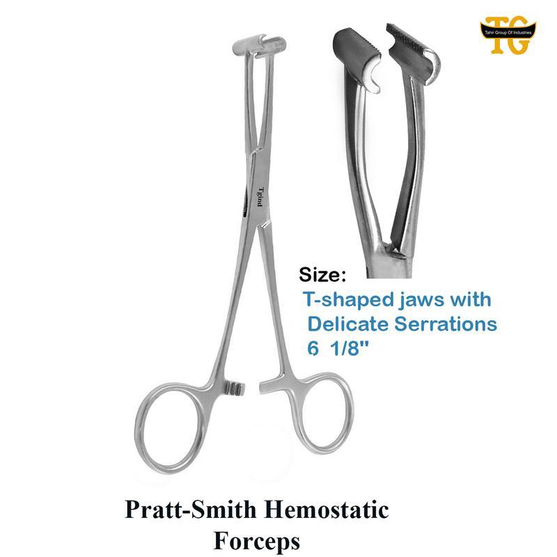 Pratt Smith Hemostatic Forceps, surgical instruments, TGI's own catalog photograph