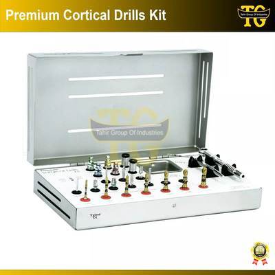 Premium Cortical Drills Kit, TGI's own catalogue photograph