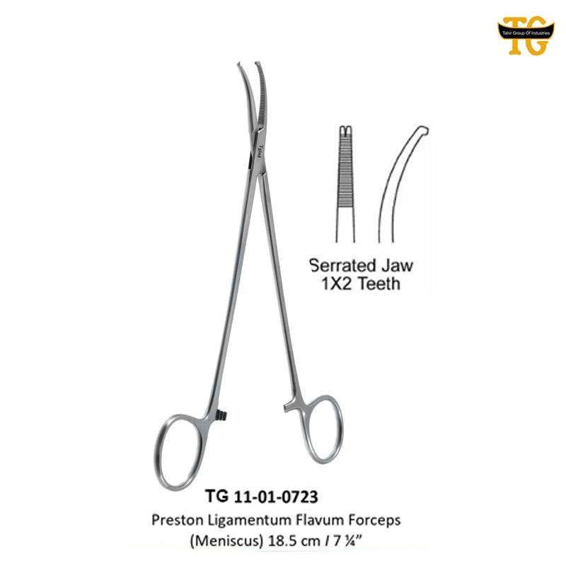 Preston Flavum Forceps, orthopedic instruments, TGI's own catalog photograph