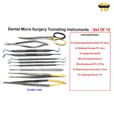 Perio Micro Surgery Kit, dental instruments, TGI's own catalog photograph