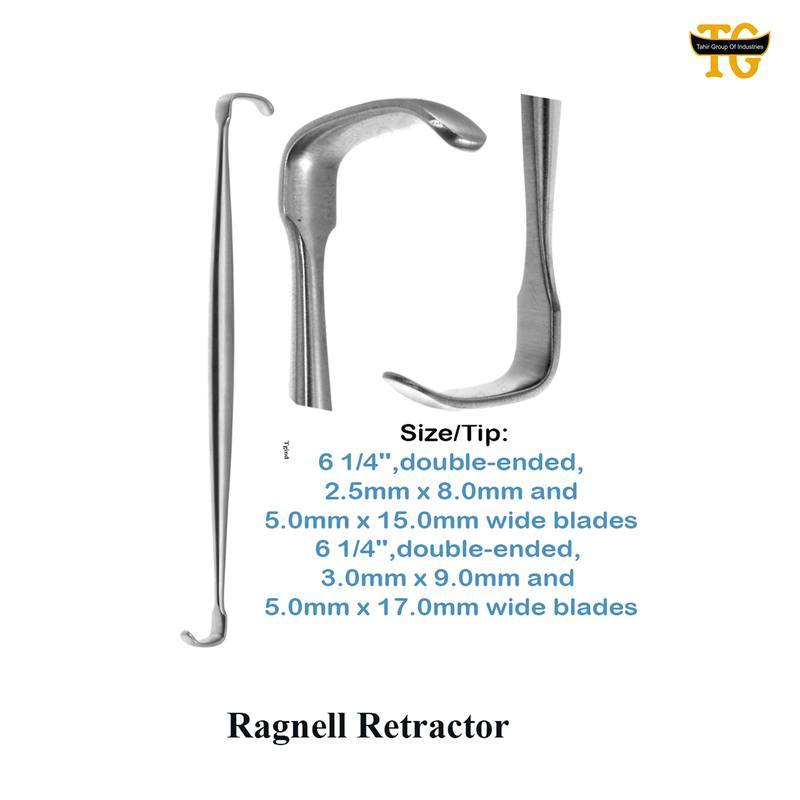 Ragnell Retractor, surgical instruments, TGI's own catalog photograph
