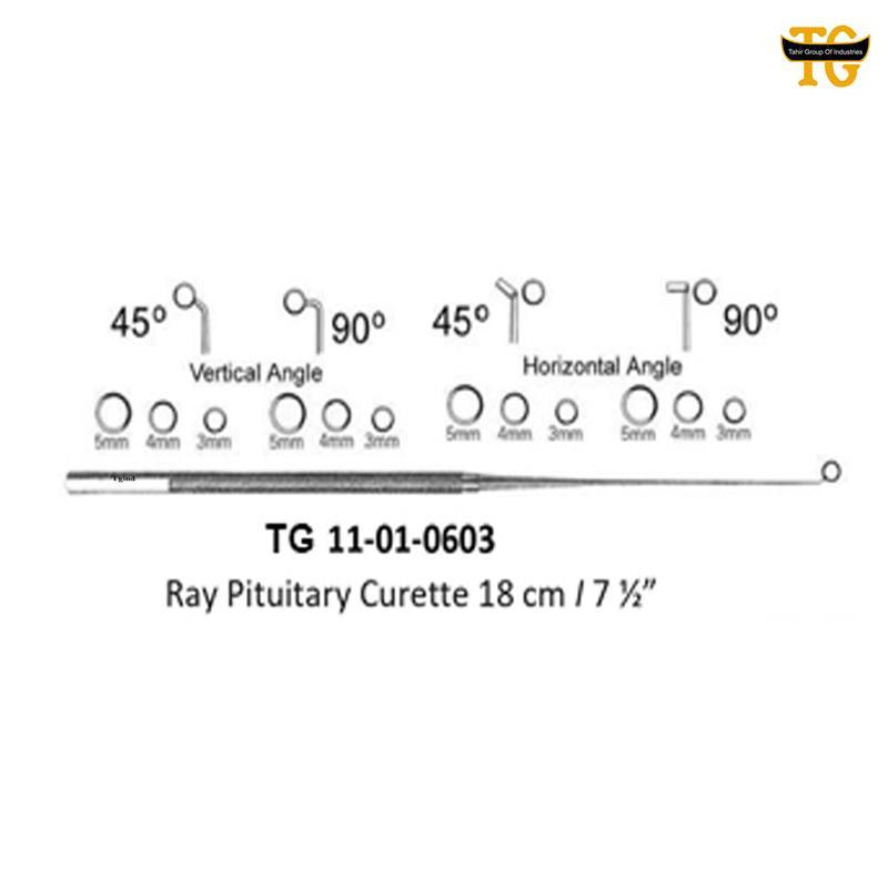 Ray Pituitary Curette, orthopedic instruments, TGI's own catalog photograph