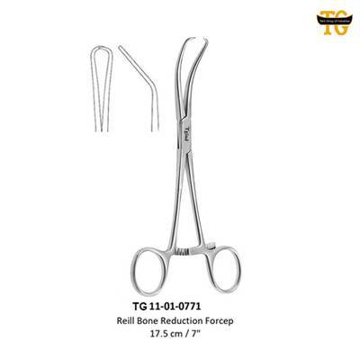 Reil Bone Reduction Forceps, orthopedic instruments, TGI's own catalog photograph