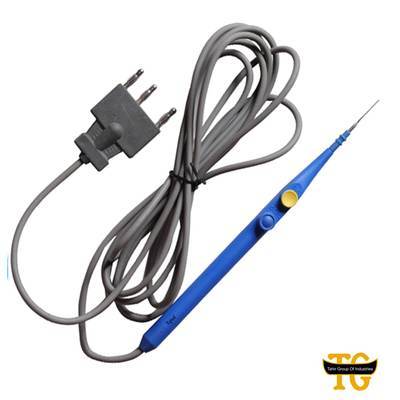 Reusable Electrosurgical Pencil, electrosurgical instruments, TGI's own catalog photograph