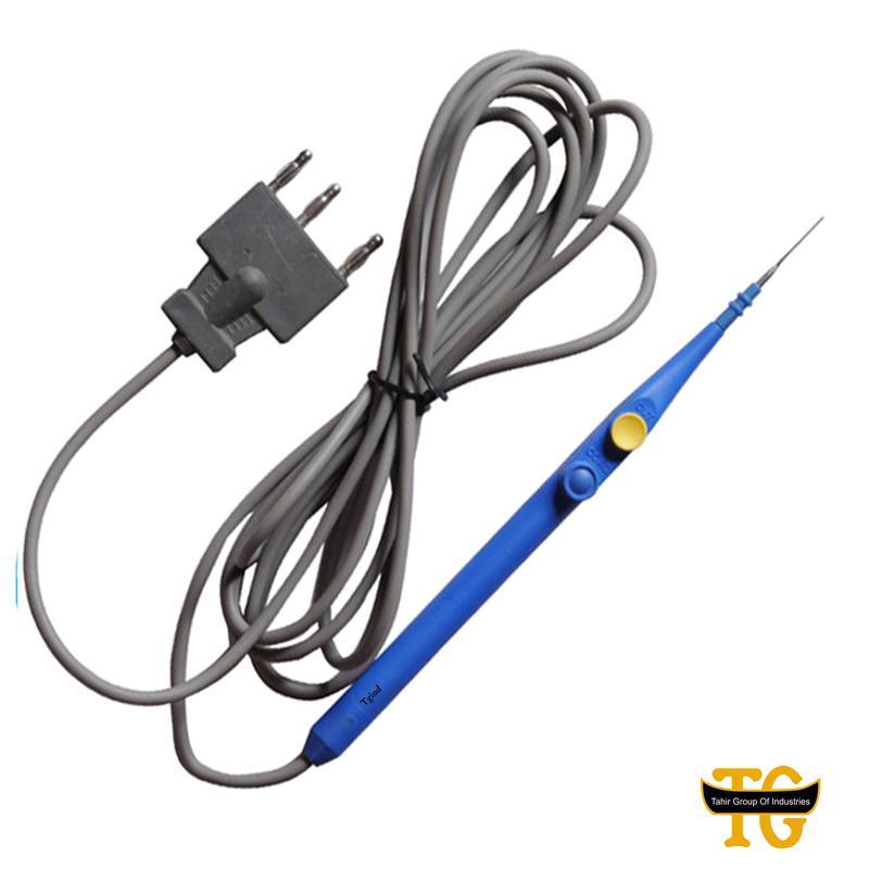 Reusable Electrosurgical Pencil, electrosurgical instruments, TGI's own catalog photograph