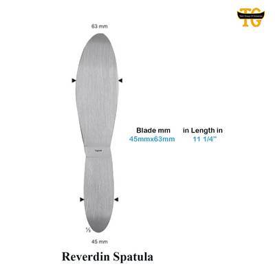 Reverdin Spatula, surgical instruments, TGI's own catalog photograph