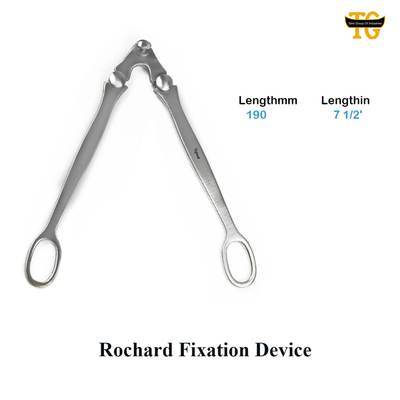 Rochard Fixation Device, surgical instruments, TGI's own catalog photograph