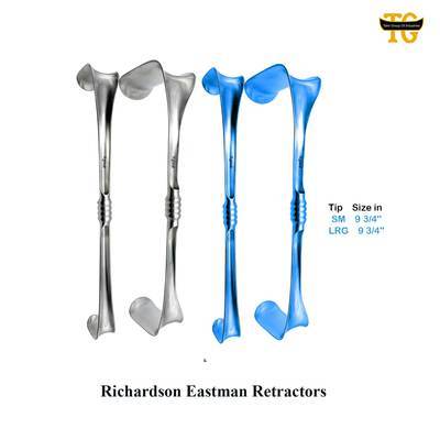 Richardson Eastman Retractors, surgical instruments, TGI's own catalog photograph
