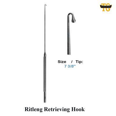 Ritleng Hook, surgical instruments, TGI's own catalog photograph