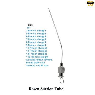 Rosen Suction Tube, surgical instruments, TGI's own catalog photograph
