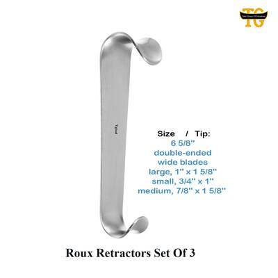 Roux Retractor, surgical instruments, TGI's own catalog photograph