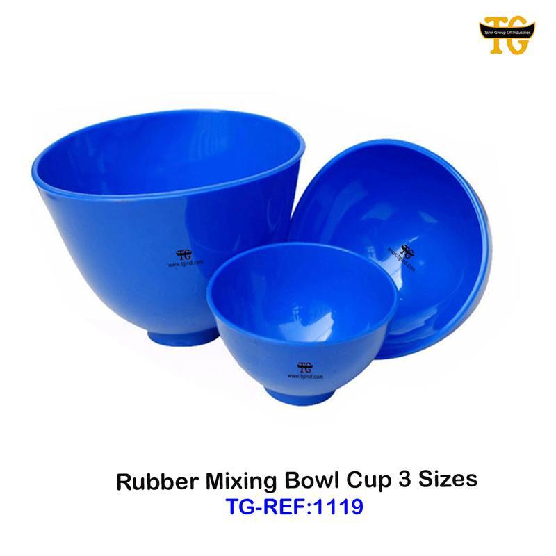 Rubber Mixing Bowl, dental instruments, TGI's own catalog photograph
