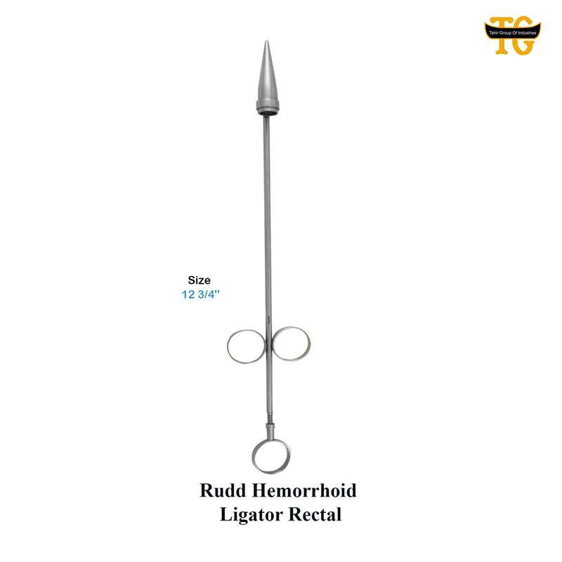 Rudd Hemorrhoid Ligature, surgical instruments, TGI's own catalog photograph