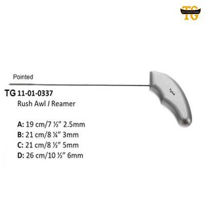 Rush Awl Reamer, orthopedic instruments, TGI's own catalog photograph