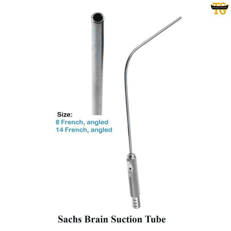 Sachs Brain Suction Tube, surgical instruments, TGI's own catalog photograph