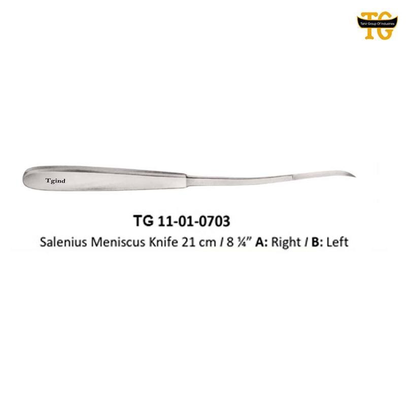 Salenius Meniscus Knife, orthopedic instruments, TGI's own catalog photograph