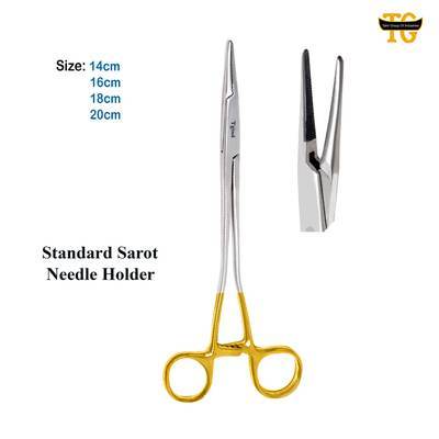 Sarot Needle Holder, surgical instruments, TGI's own catalog photograph