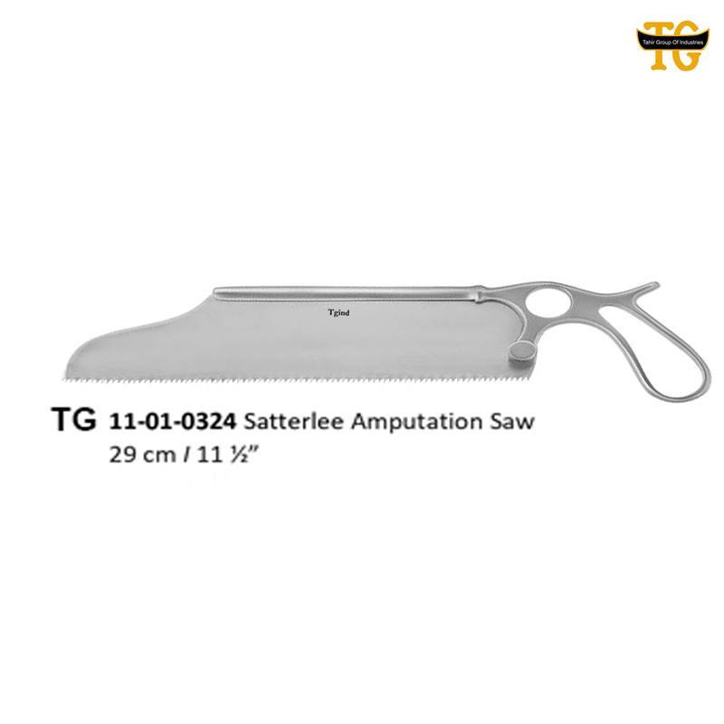 Satterlee Amputation Saw, orthopedic instruments, TGI's own catalog photograph