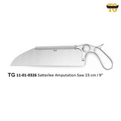 Satterlee Amputation Saw, orthopedic instruments, TGI's own catalog photograph