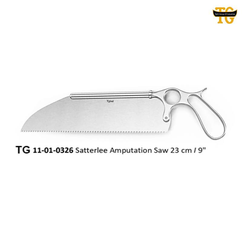 Satterlee Amputation Saw, orthopedic instruments, TGI's own catalog photograph