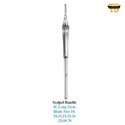 Scalpel Handle, surgical instruments, TGI's own catalog photograph