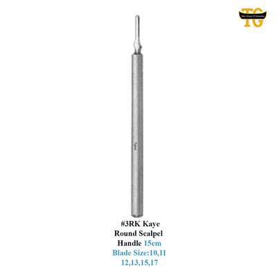 No. 3RK Kaye Round Scalpel Handle, surgical instruments, TGI's own catalog photograph