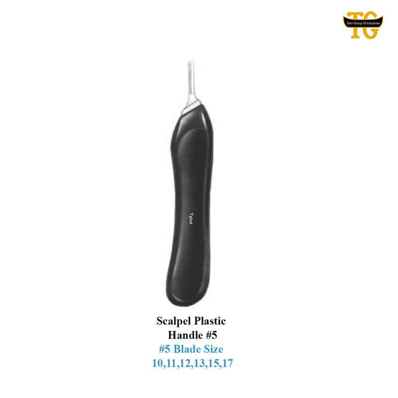 Scalpel Plastic Handle No. 5, surgical instruments, TGI's own catalog photograph