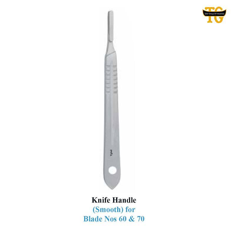 Knife Handle (Smooth), surgical instruments, TGI's own catalog photograph
