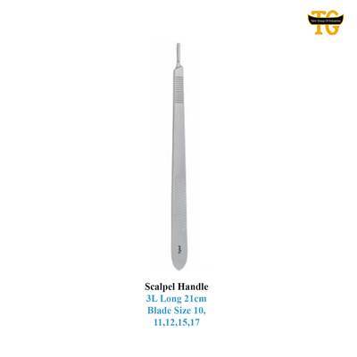 Scalpel Handle, surgical instruments, TGI's own catalog photograph