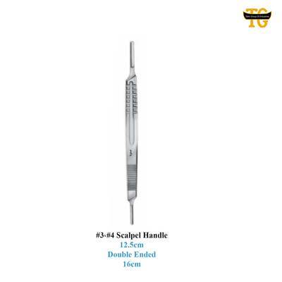 No. 3,No. 4 Scalpel Handle, surgical instruments, TGI's own catalog photograph