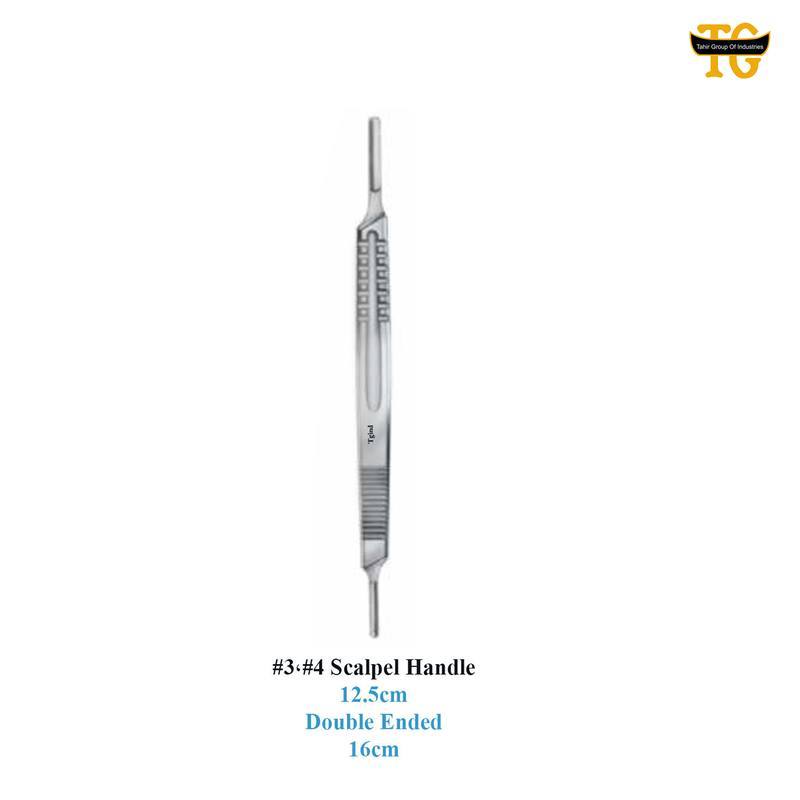 No. 3,No. 4 Scalpel Handle, surgical instruments, TGI's own catalog photograph