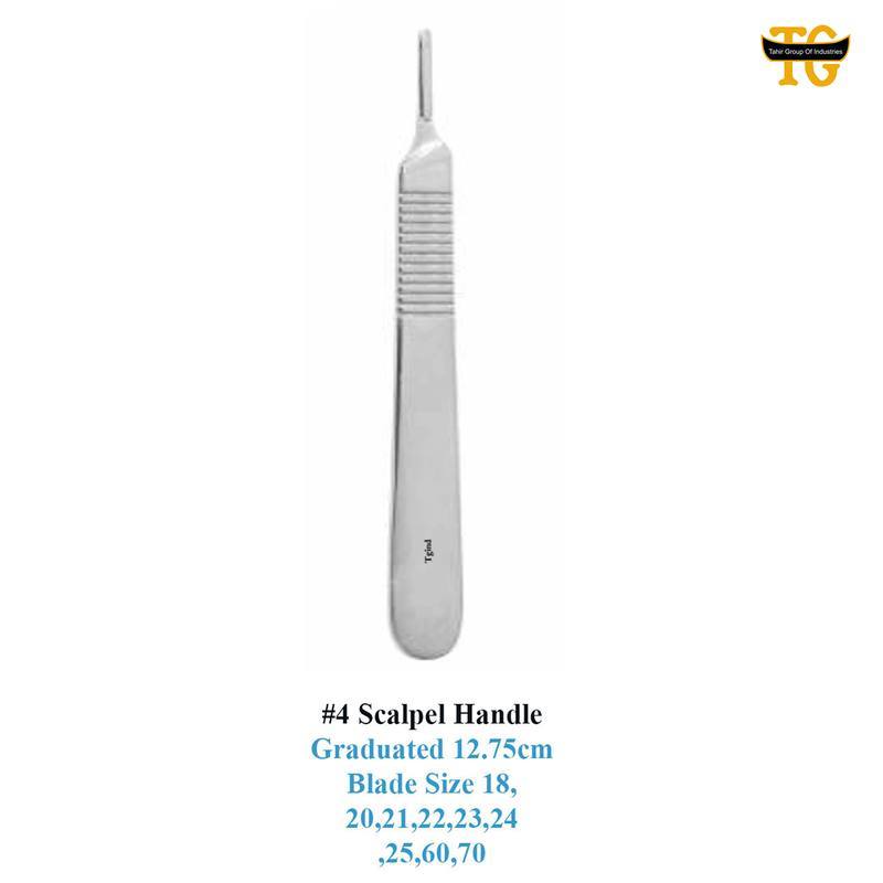 No. 4 Scalpel Handle, surgical instruments, TGI's own catalog photograph