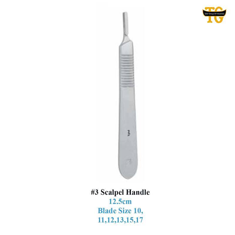 No. 3 Scalpel Handle, surgical instruments, TGI's own catalog photograph