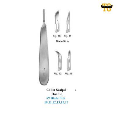 Collin Scalpel Handle, TGI's own catalog photograph