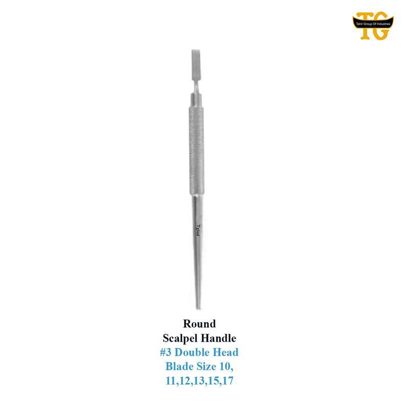 Round Scalpel Handle, surgical instruments, TGI's own catalog photograph