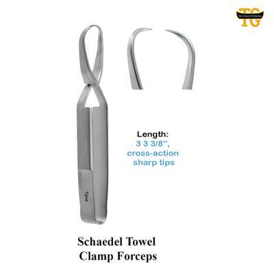 Schaedel Towel Forceps, TGI's own catalogue photograph