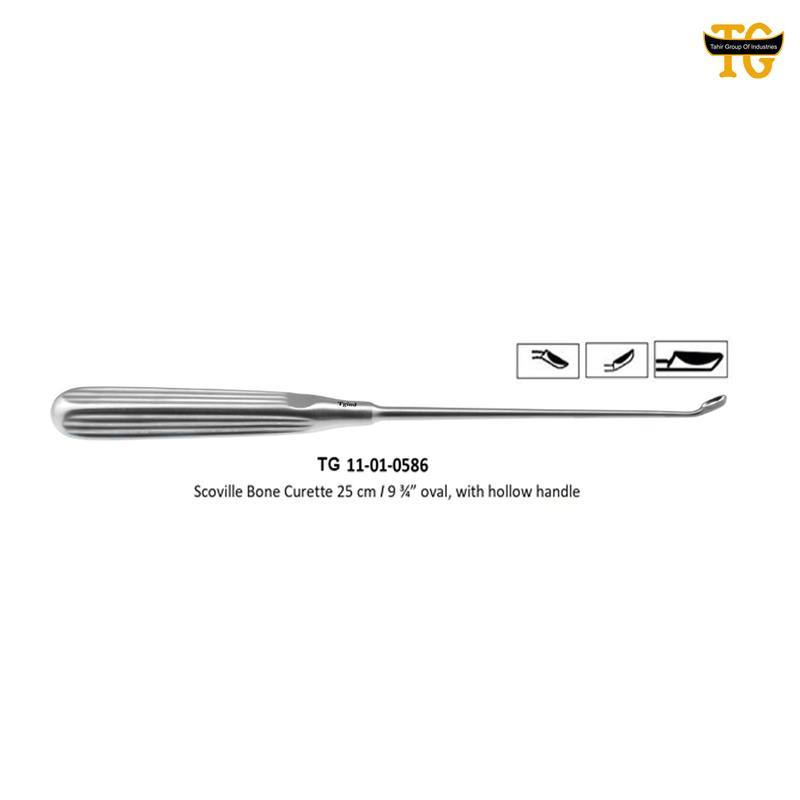 Scoville Bone Curette, orthopedic instruments, TGI's own catalog photograph