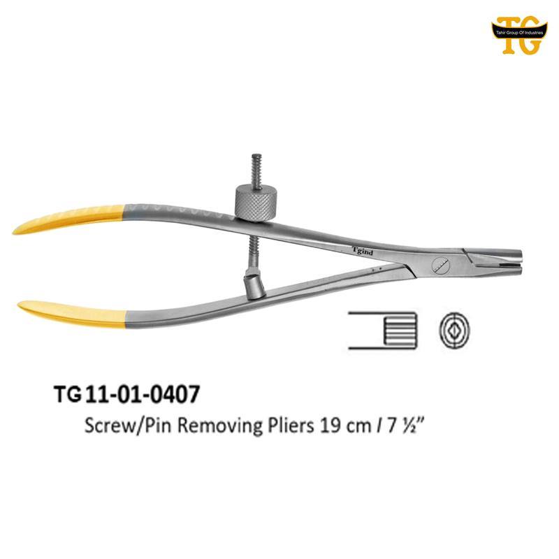 Screw/Pin Removing Pliers, orthopedic instruments, TGI's own catalog photograph