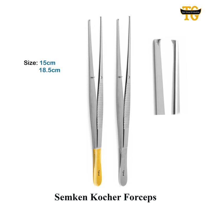 Semken Kocher Forceps, surgical instruments, TGI's own catalog photograph