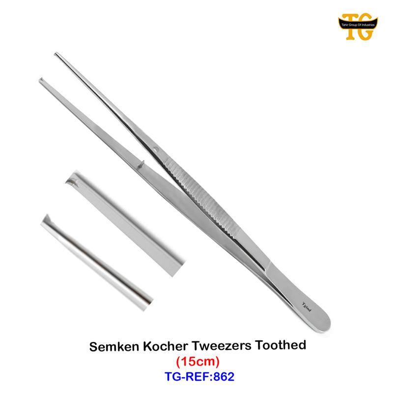 Semken Tweezer, dental instruments, TGI's own catalog photograph