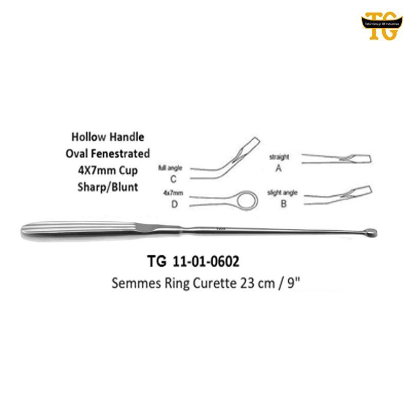 Semmes Ring Curette, orthopedic instruments, TGI's own catalog photograph