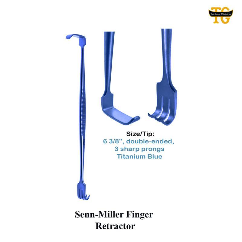 Senn-Miller Finger Retractor, surgical instruments, TGI's own catalog photograph