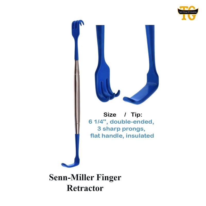 Senn-Miller Finger Retractor, surgical instruments, TGI's own catalog photograph