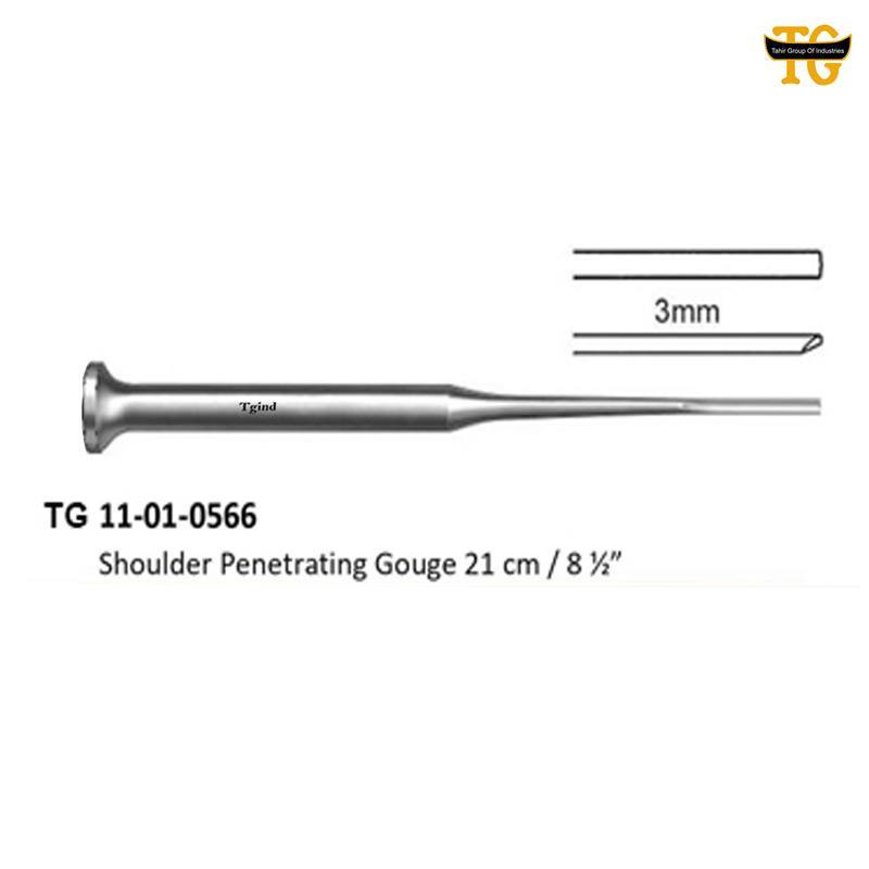 Shoulder Penetration Gouge, orthopedic instruments, TGI's own catalog photograph