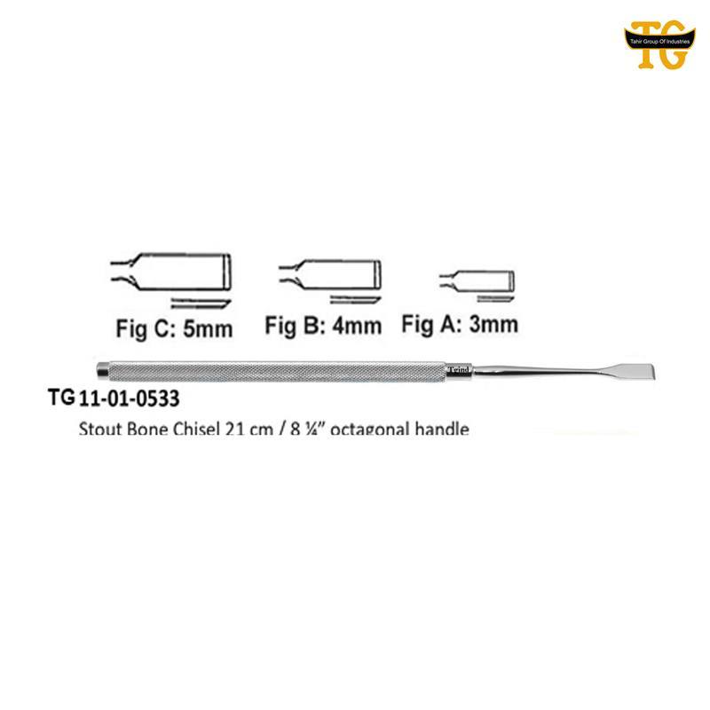 Shout Bone Chisel, orthopedic instruments, TGI's own catalog photograph