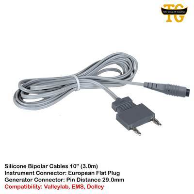 Silicone Bipolar Cable, TGI's own catalogue photograph