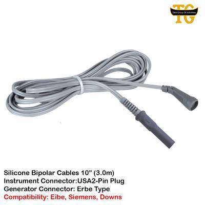 Silicone Bipolar Cable, TGI's own catalogue photograph