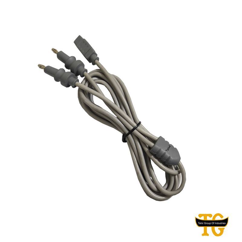 Silicone Bipolar Cable, electrosurgical instruments, TGI's own catalog photograph